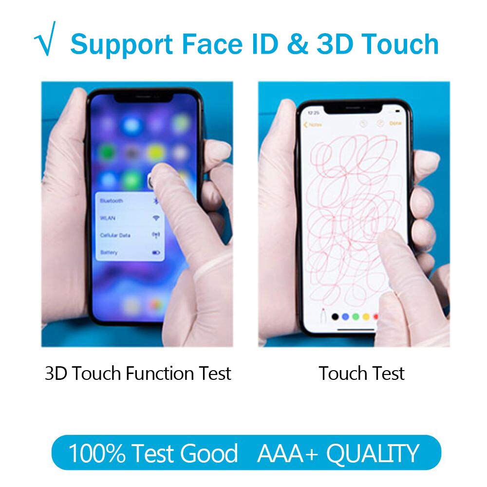 For Iphone Xs Max Screen Replacement 6.5 Inch Lcd Touch Screen Display Digitizer Repair Kit Assembly With Complete Repair Tools