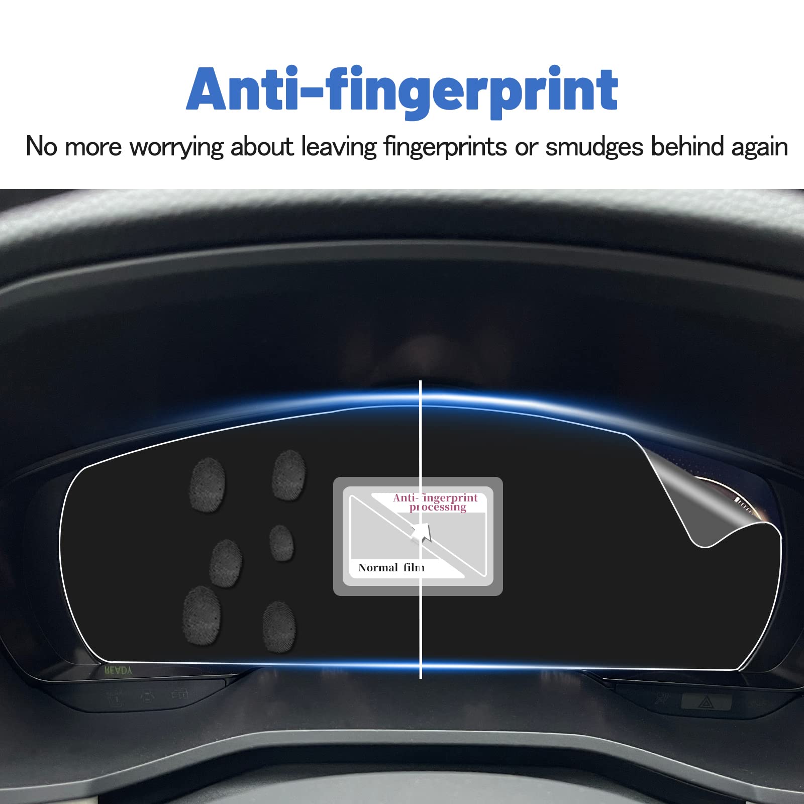 Shaohao For 2024 Mazda Cx 90 Screen Protector 12.3 In 2024 Cx 90 Screen Protector 12.3' Hd Clear Lcd Meter Display Screen Mazda Cx 90 2024 Accessories