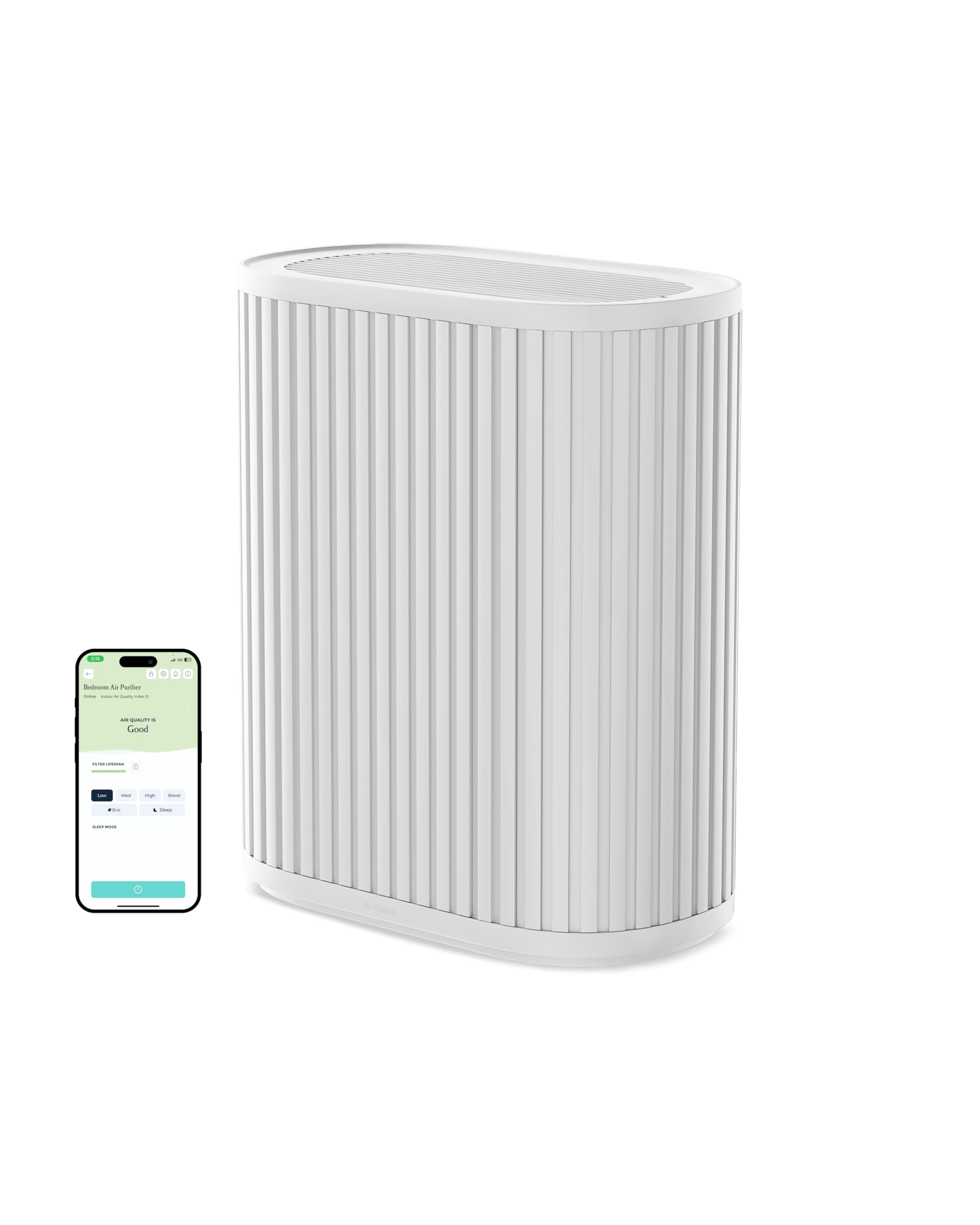 Windmill Air Purifier Max for Home - 3-In-1 Filtration for Dust, Smoke, & More - True HEPA Filter, Activated Carbon, & Pre-Filte