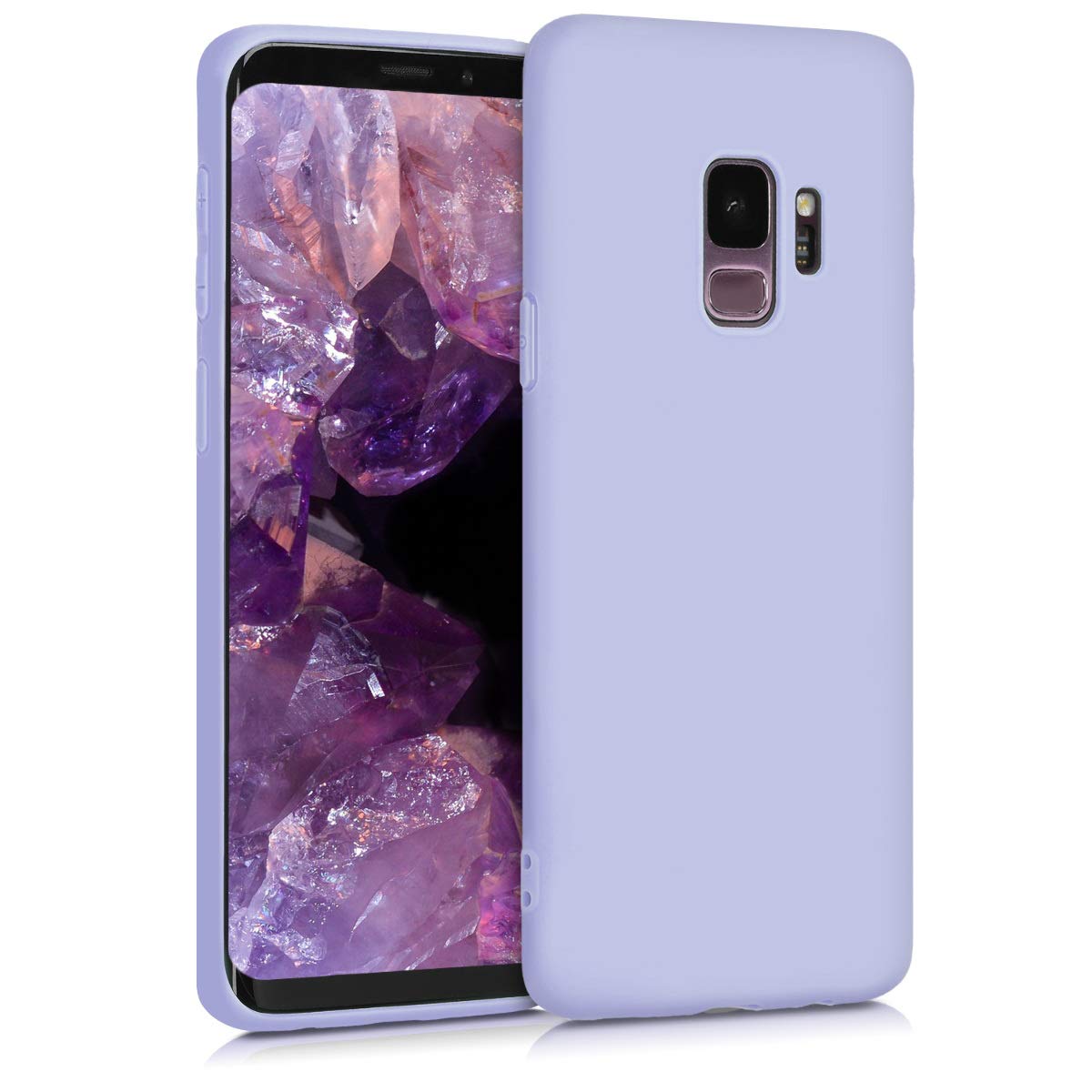 Kwmobile Case Compatible With Samsung Galaxy S9 Case   Soft Slim Protective Tpu Silicone Cover   Light Lavender