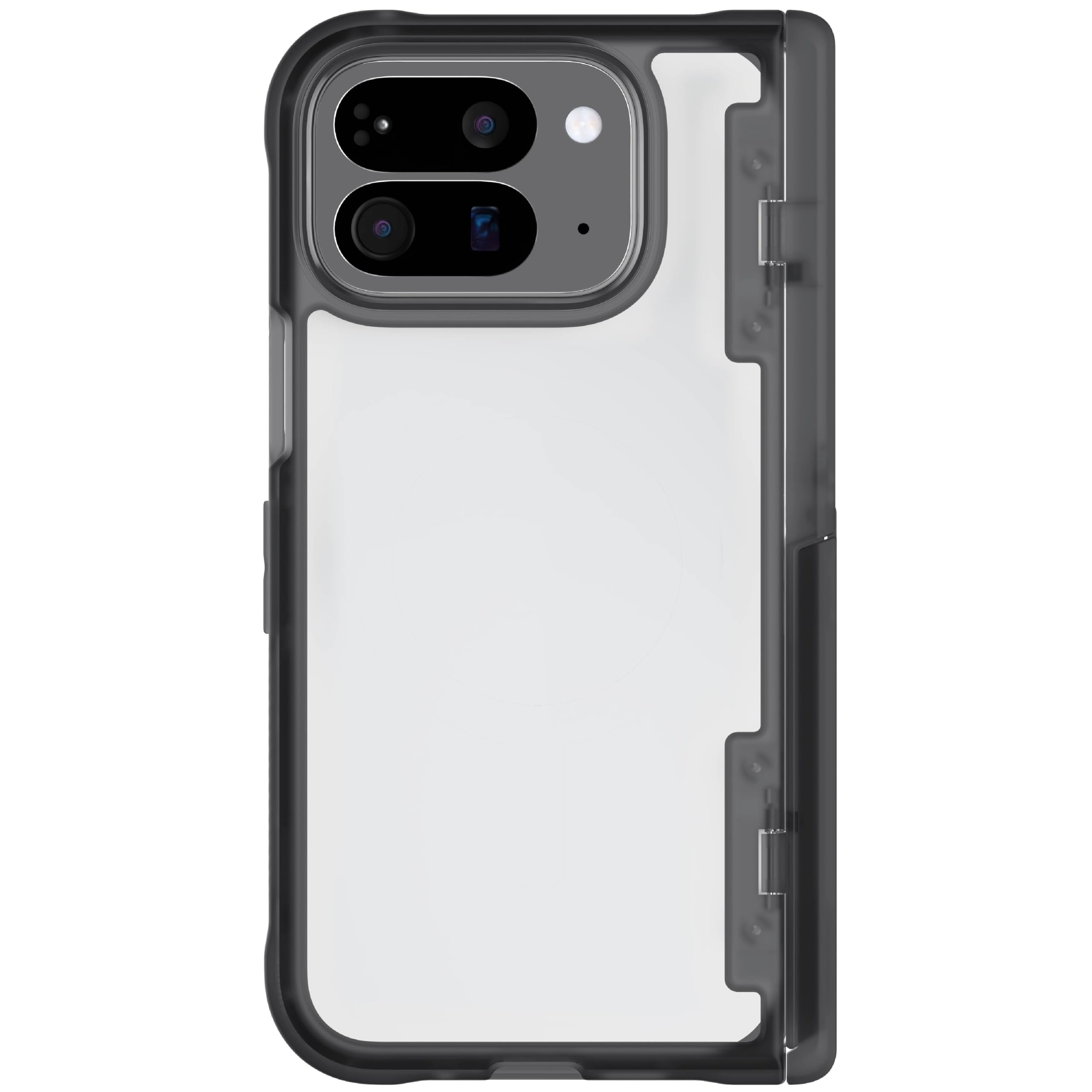 Ghostek Covert Pixel 10 Pro Fold Clear Case with Built-in Kickstand and Full Hinge Protection Designed for 2025 Google Pixel10 P