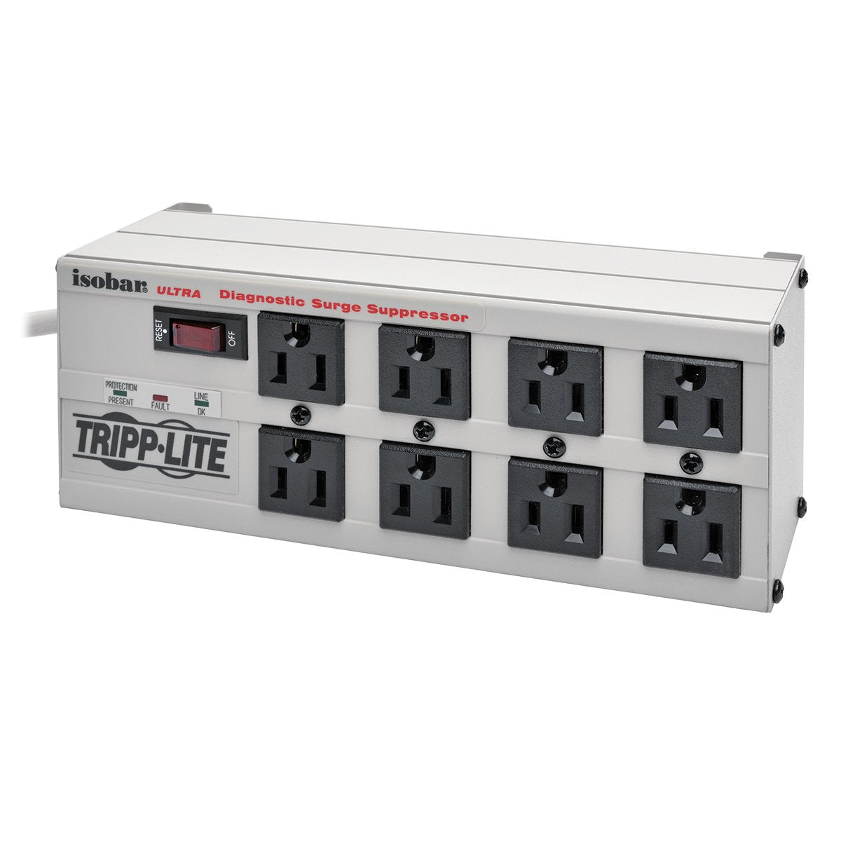 Trendnet Isobar8Ultra Isobar Ultra Surge Protector/Suppressor With Modem/Fax 8 Outlets 12Ft. Cord Leds 2320 Joules