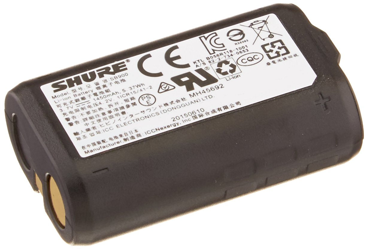 Shure Sb900 Lithium Ion Rechargeable Battery