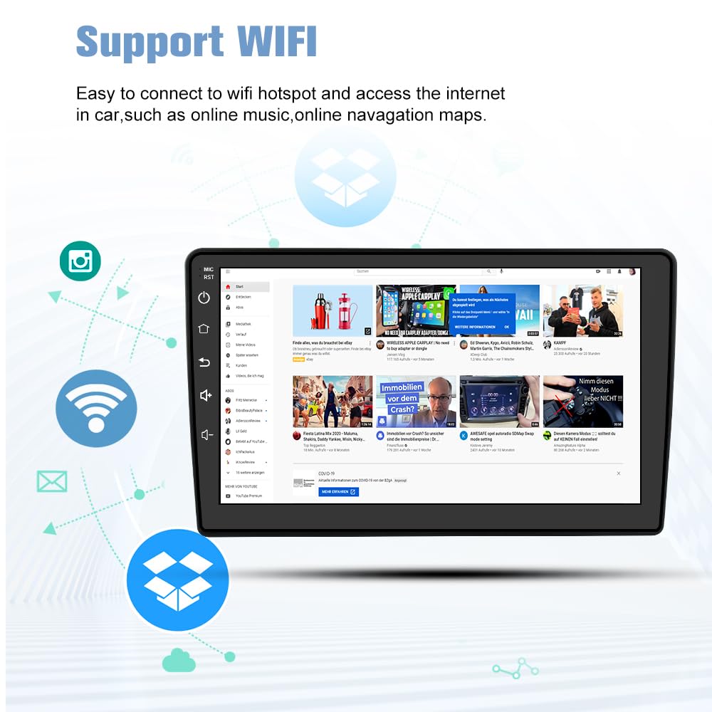 ?4Gb+64Gb? Car Radio Stereo For Jeep Wrangler Jk 2007-2018 Dodge Ram 2009-2012 Compass Grand Cherokee With Carplay Android Auto