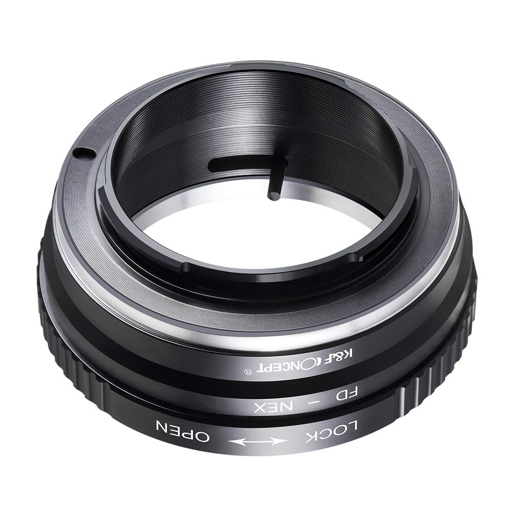 K&F Concept Lens Mount Adapter Fd To Nex Compatible For Canon Fd Fl Lens To Nex E Mount Camera Compatible For Sony Alpha Nex 7 Nex 6 Nex 5N Nex 5 Nex C3 Nex 3