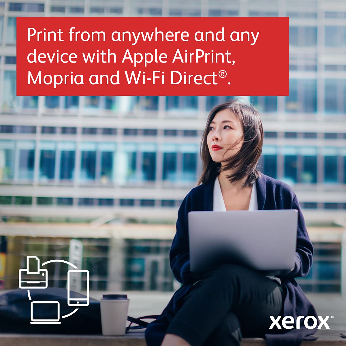 Xerox B230/Dni Printer, Black And White Laser, Wireless