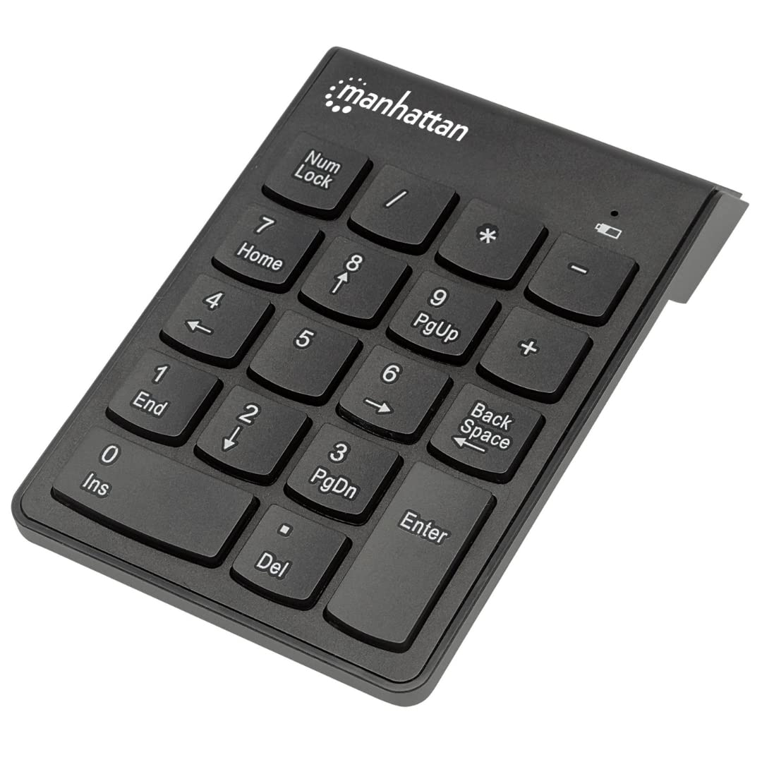 Manhattan Wireless Numeric Keypad Black 178846