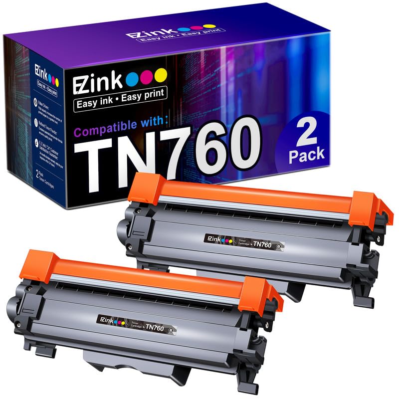 E Z Ink Tn760 Compatible Toner Cartridges Replacement For Brother Tn 760 Tn730 Tn 730 To Use With Mfc L2710Dw Mfc L2750Dw Hl L23