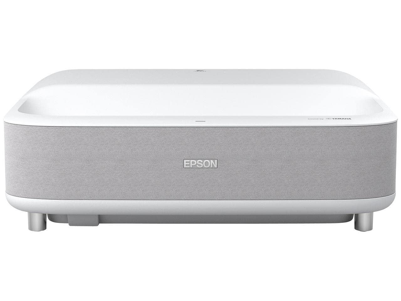 Epson Epiqvision Ultra Short Throw Ls300 3Lcd Smart Laser Projector, 3600 Lumens Color & White Brightness, Hdr, Android Tv, Yamaha Speakers, Bluetooth, Sports, Gaming, Movies & Streaming   White