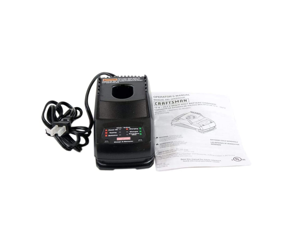 Craftsman 19.2V C3 Ni Cad 1 Hour Battery Charger 315.Ch2020