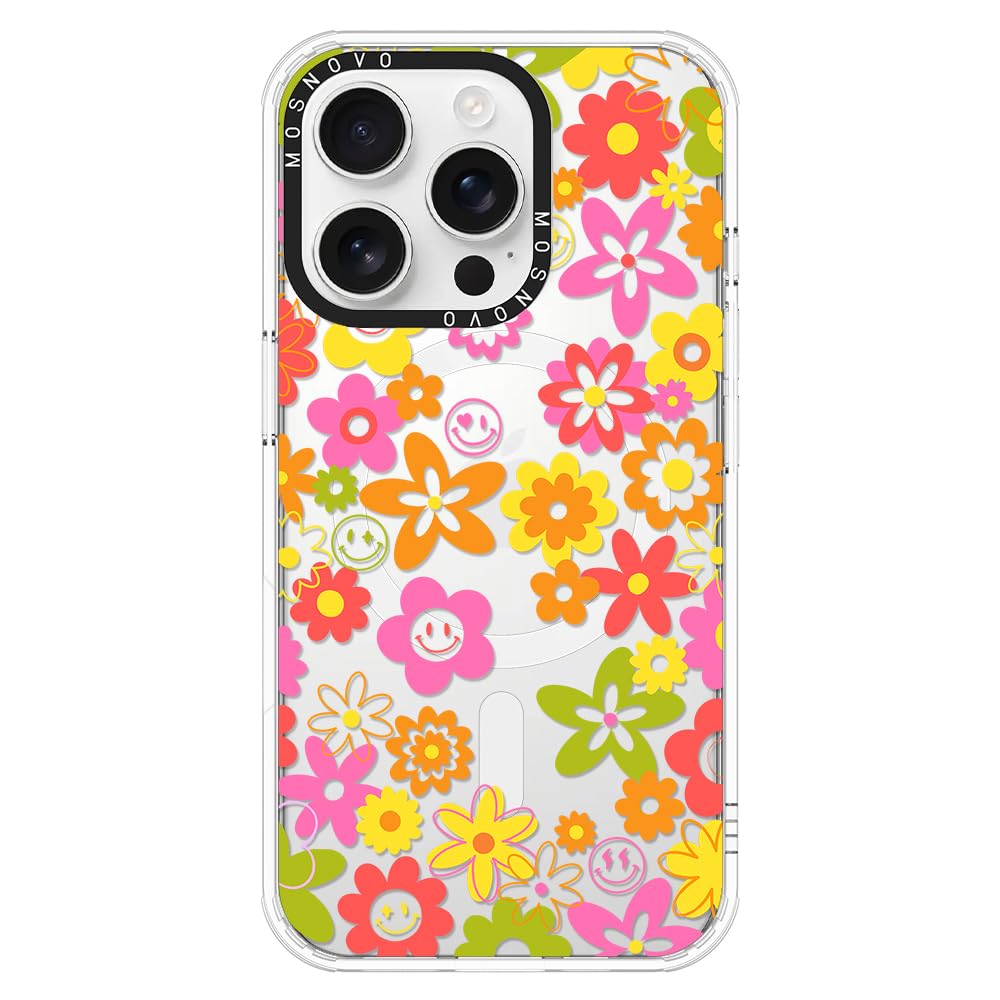 Mosnovo Case For Iphone 16 Pro, [Compatible With Magsafe] [Buffertech 6.6Ft Military Grade Drop Protection] [Anti Peel Off Tech]