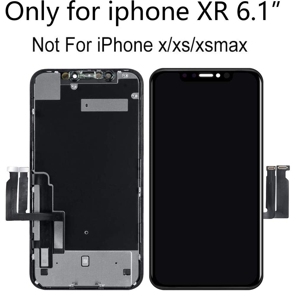 For Iphone Xr Screen Replacement,Lcd Display Touch Screen Assembly,Compatible With Iphone Xr Screen Replacement 6.1 Inch (Model