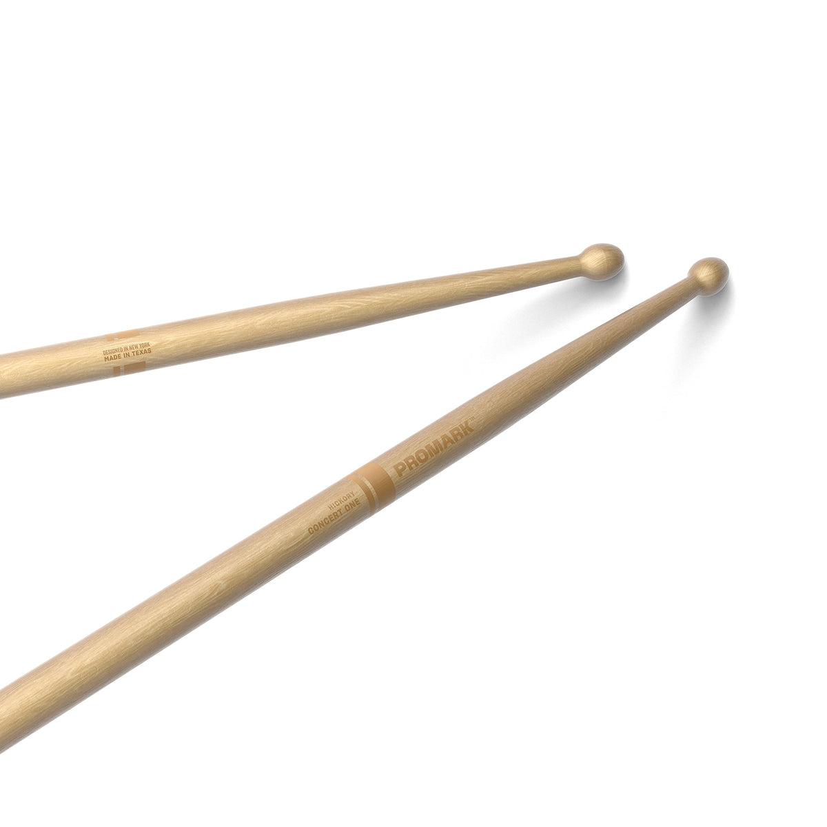 Promark Drum Sticks   Concert One Drumsticks   Drum Sticks Set   Wood Tip   American Hickory Drumsticks   Consistent Weight And