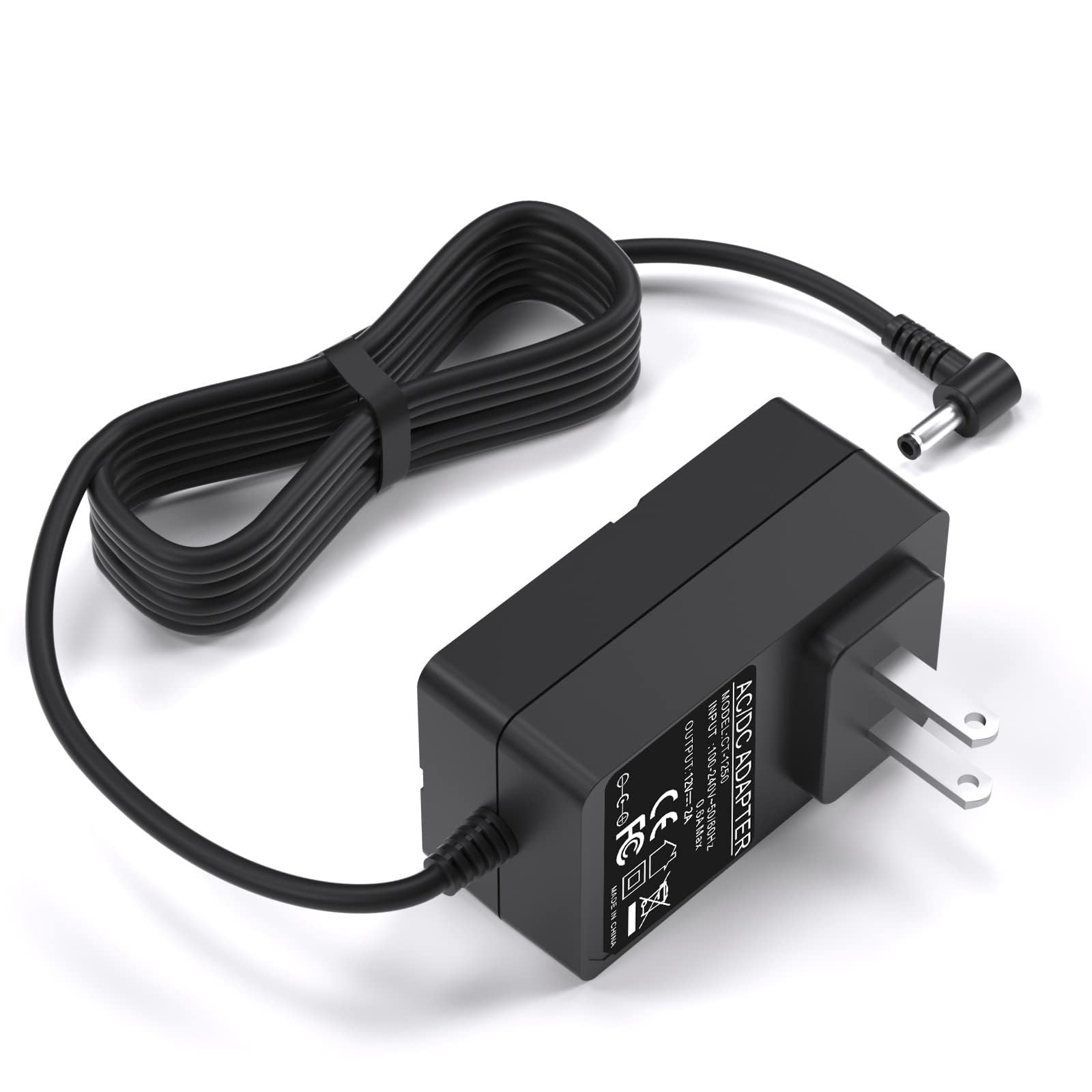 VHBW 12V AC Adapter AD-A12150LW Compatible with Casio Privia Power Cord Compatible with Casio PX-130, PX-330, PX-3 Keyboards AD-