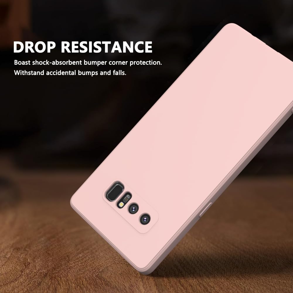 Wogroo For Samsung Galaxy Note 8 Case Pink, Scratch Resistant With Soft Touch, Slim Thin Phone Cover For Samsung Galaxy Note 8
