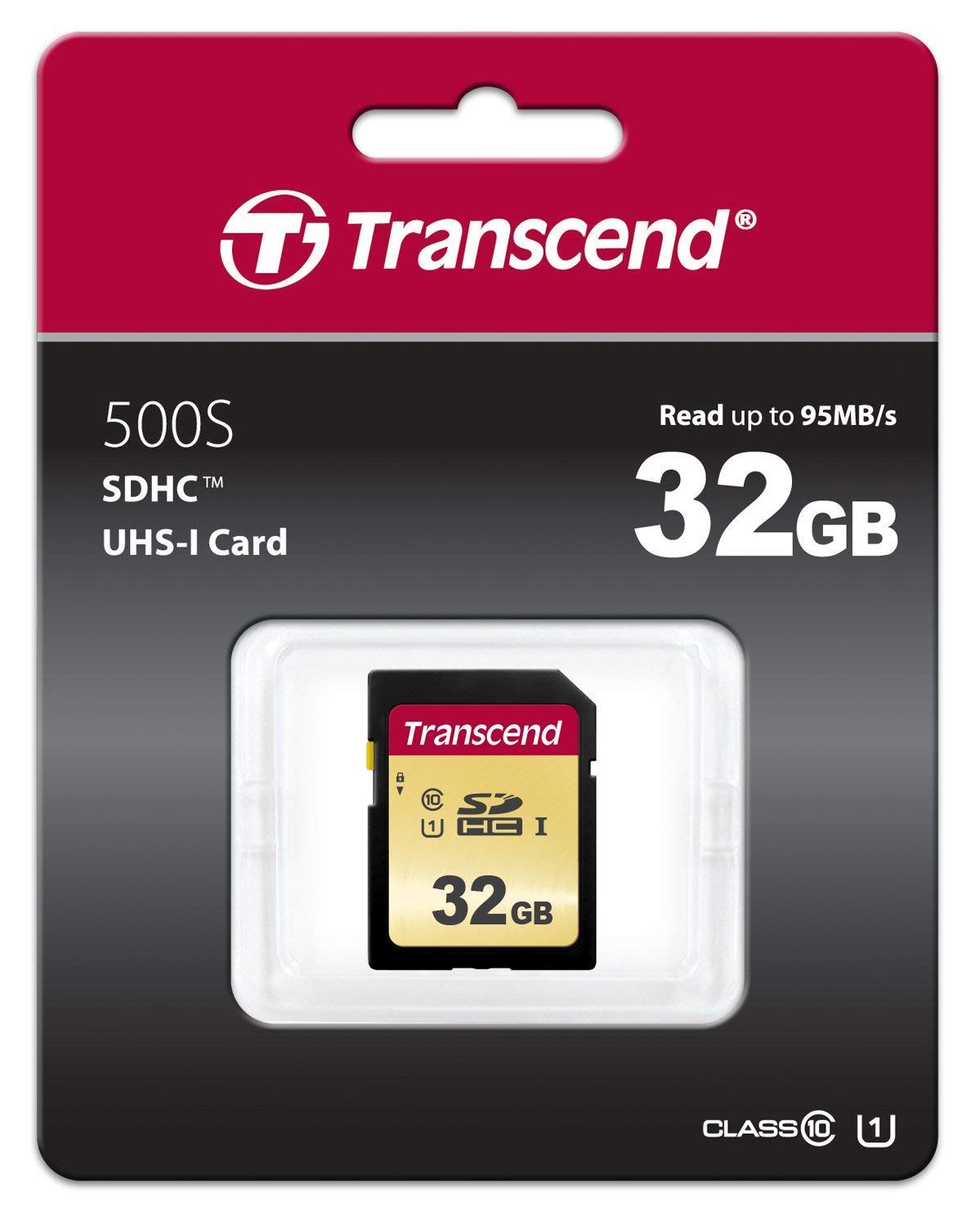 Transcend 32Gb Sd Card Uhs I U1, Mlc Ts32Gsdc500S