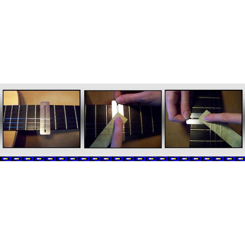 Rosette Guitar Fret Polishing Kit  The Utimate Fret Cleaning System With 4 Grades Of Quality Polishing Cloths