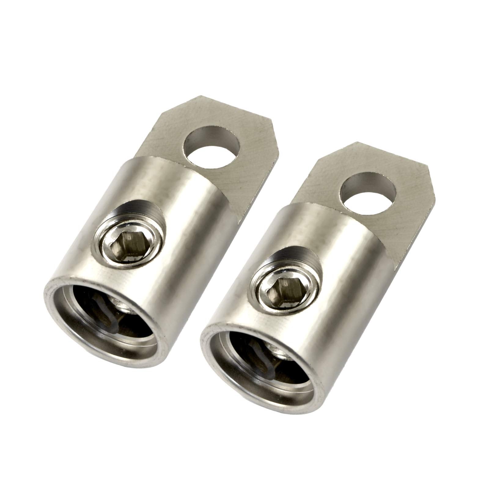 Earthquake Sound Pt 0516 Platinum 0/1 Awg Power Ring Terminals (Pair)