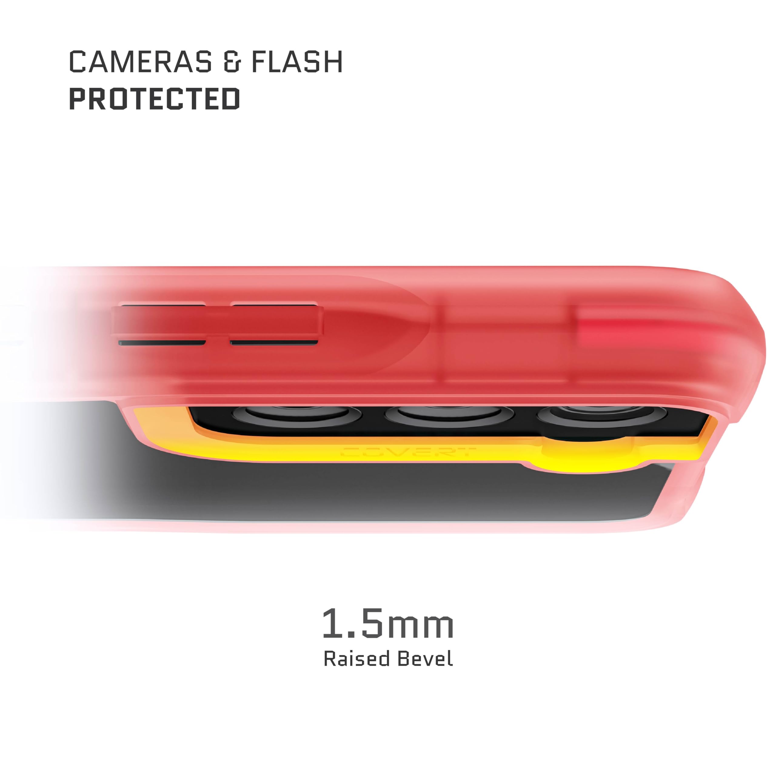 Ghostek Covert Clear Pink Samsung S22 Case For Women Premium Protective Phone Cover Screen And Camera Lens Protection Wireless C