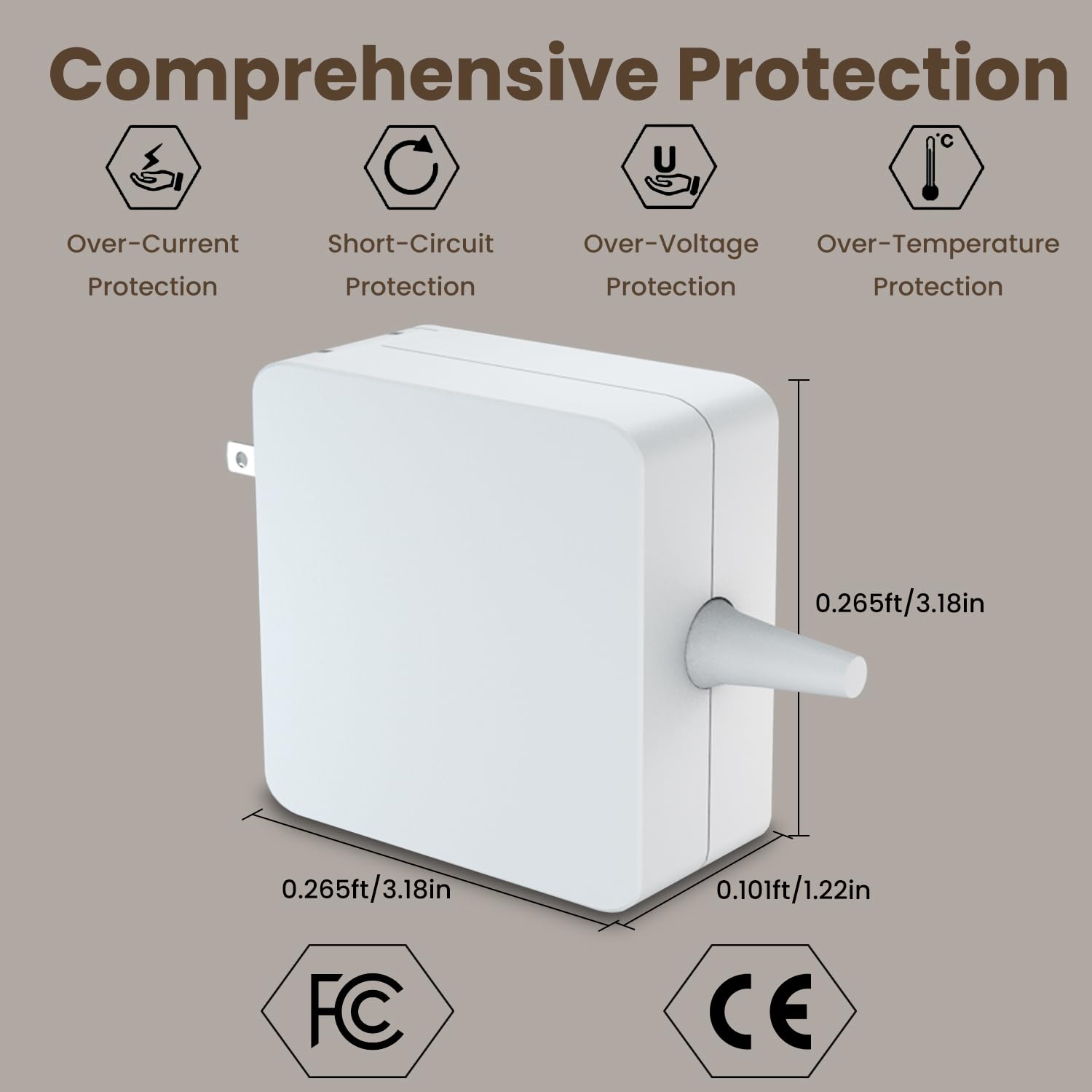 Mac Book Pro Charger, Ac 85W 2 T Tip Power Adapter Compatible With Macbook Pro 13 Inch And 15 Inch Retina After Mid 2012
