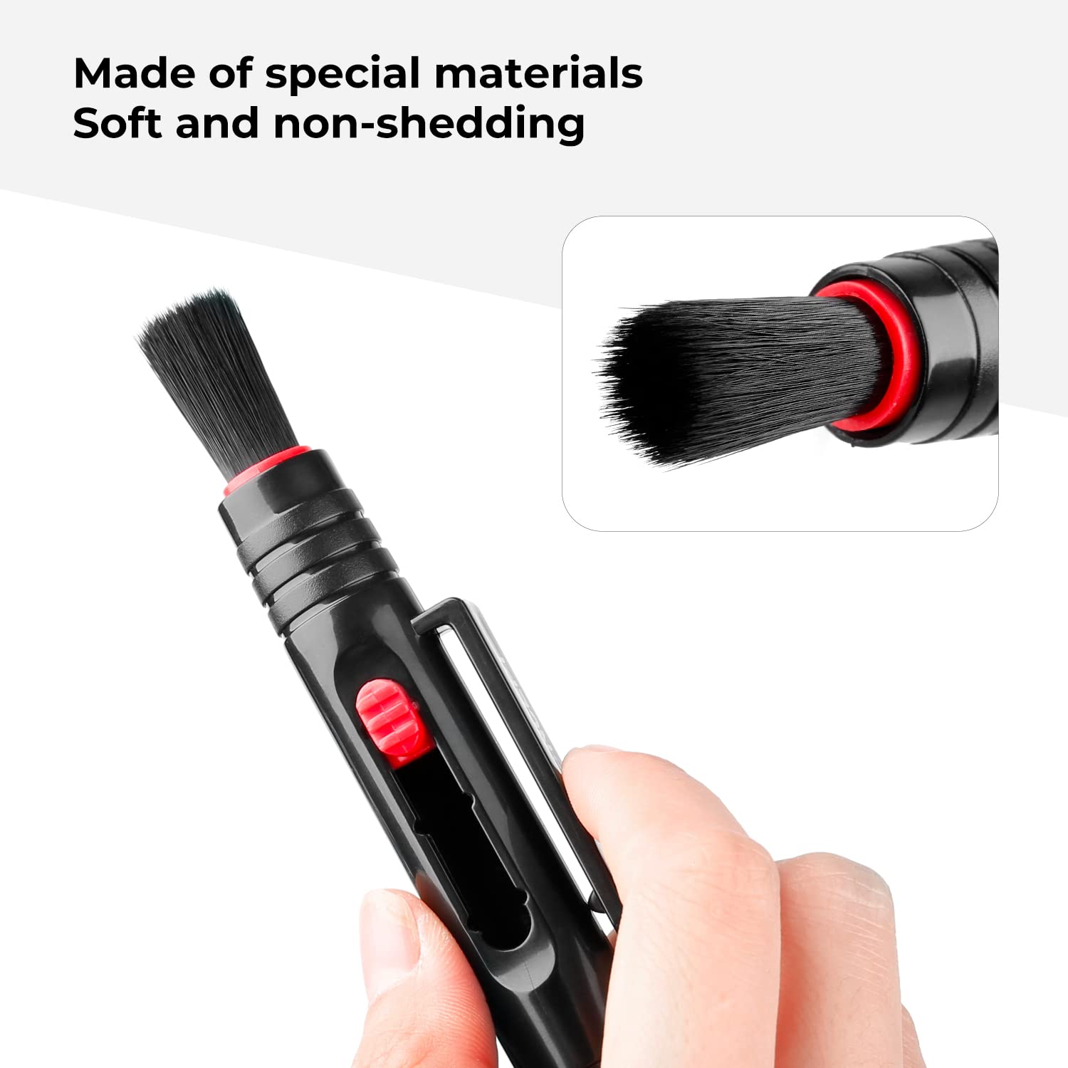 K&F Concept Professional Lens Cleaning Pen With Soft Brush, Carbon Head Lens Cleaning Pen For Canon, Nikon, Pentax, Sony Digital