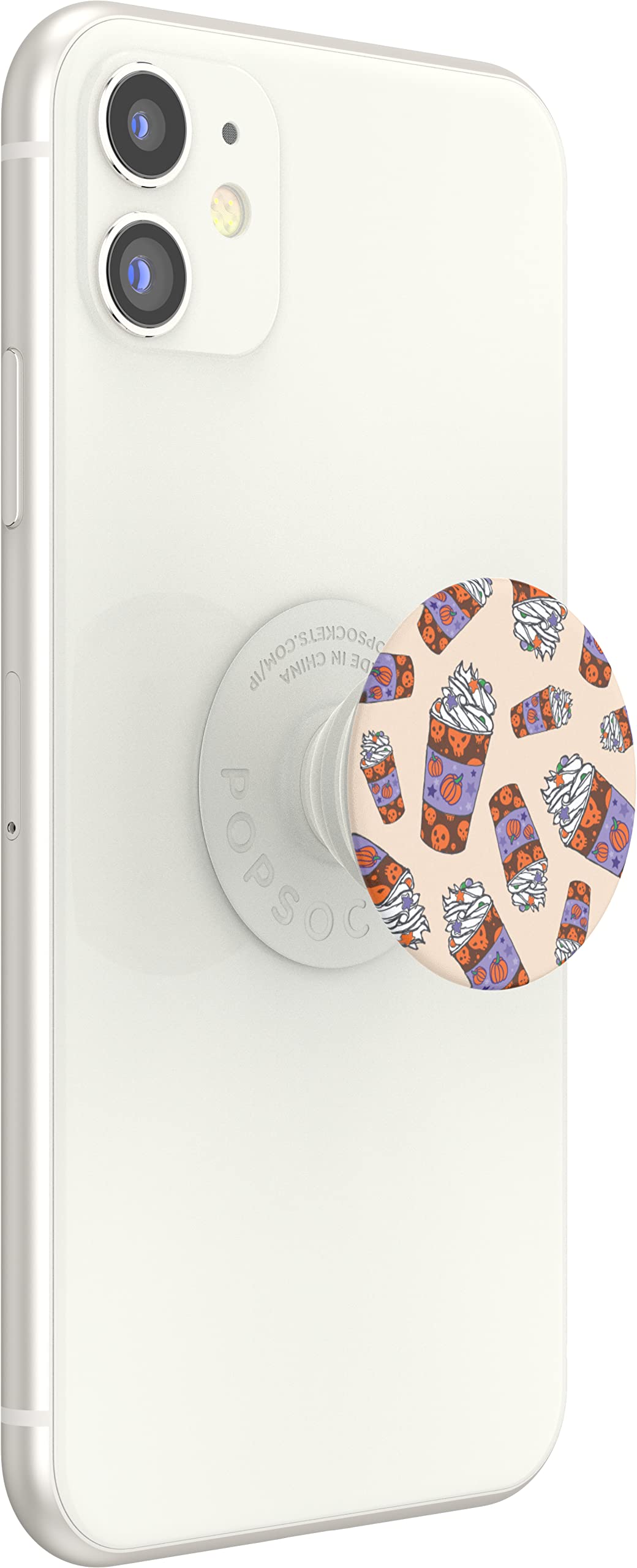 PopSockets Phone Grip with Expanding Kickstand, Halloween PopGrip   Pumpkin Spice