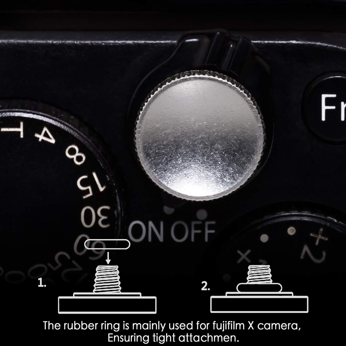 Fuji Shutter Release Button Accessories: Fujifilm Camera Sofe Shutter Button   Silver Shutter Button For Canon Nikon Leica Film