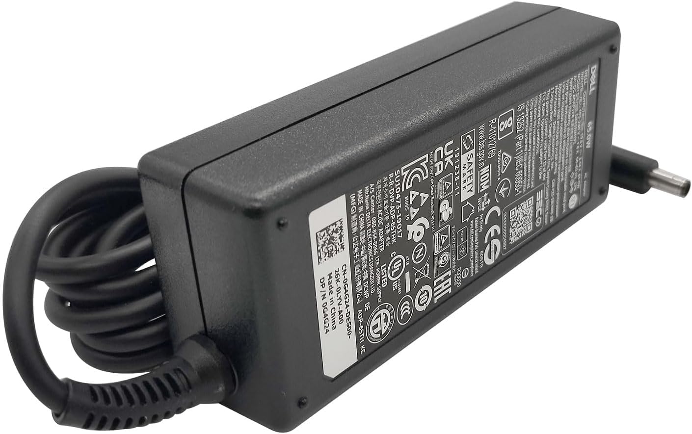 Genuine 65W Ac Adapter Charger 4.5Mm Tip For Dell Vostro 13 14 15 16 3000 5000 Series 5410 5471 5481 5490 5501 5502 5301 3420 34