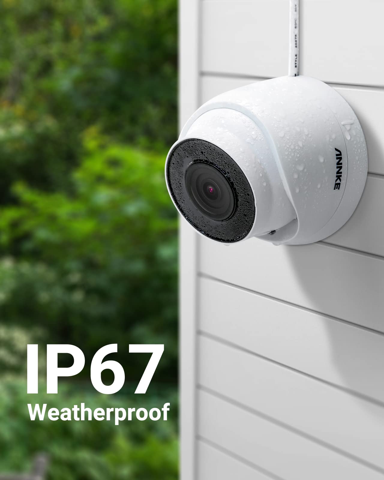 Annke C500 2 Pack 5Mp Ip Security Camera W/Audio, 100 Ft Exir 2.0 Color Night Vision, Outdoor Poe Camera With H.265+, 120Db Wdr, 3D Dnr, Support To 256Gb Micro Sd, Ip67 Weatherproof, Remote Access