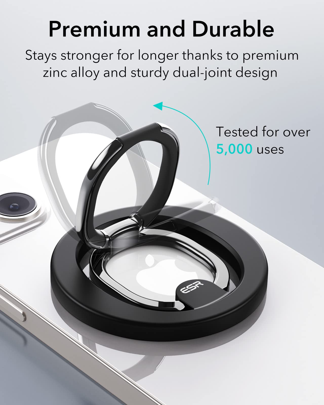 Esr For Magsafe Phone Grip, Magsafe Ring Holder, Magnetic Phone Ring Holder, Magnetic Phone Grip With 2-Way Stand For Iphone 17/