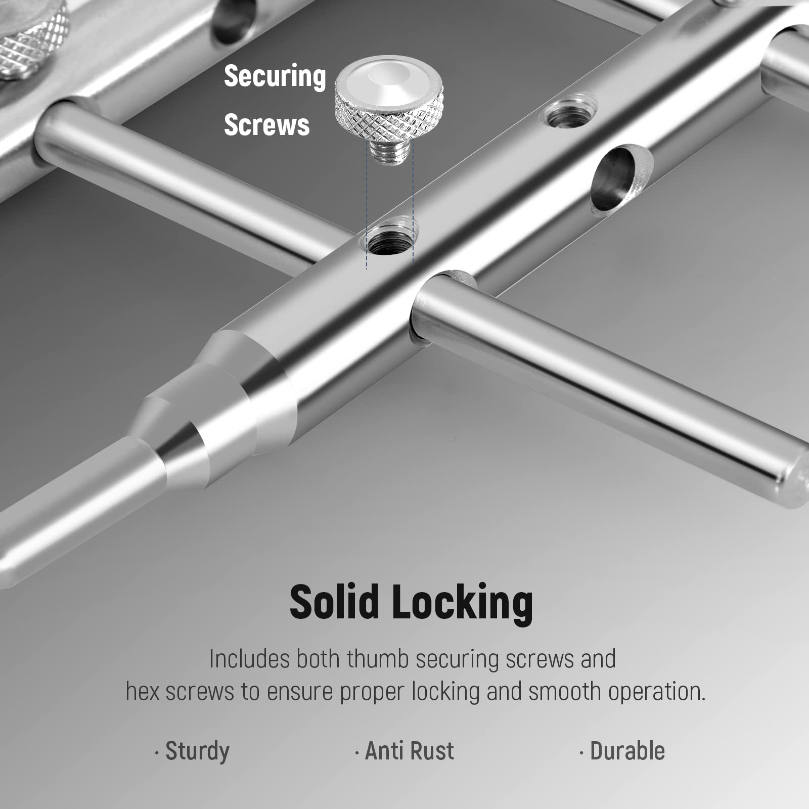 Neewer Stainless Steel Lens Spanner Wrench, Professional Curved Double Sided Pointy/Flat Tips Lens Removal Tool With Four Screws