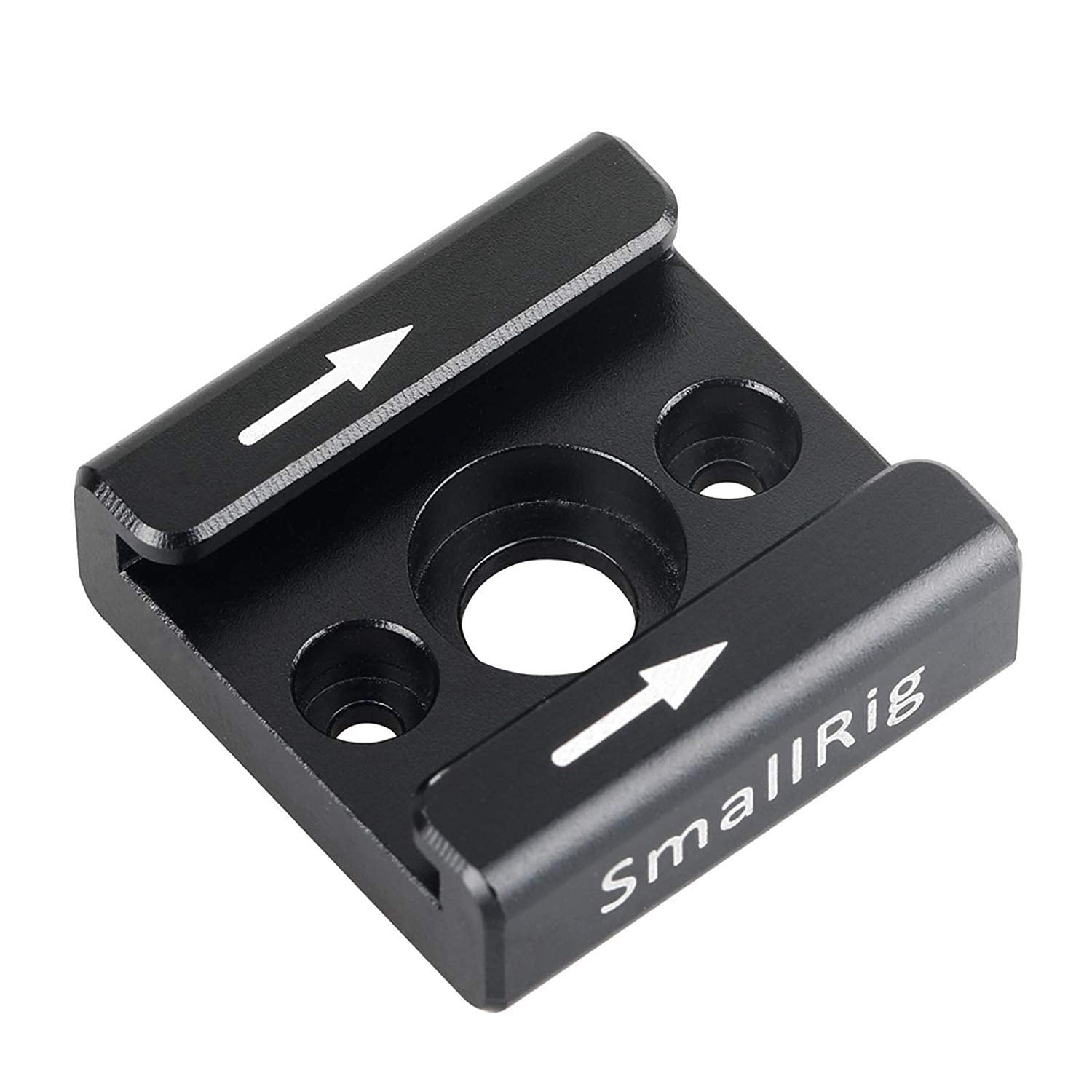 SMALLRIG Cold Shoe Mount Adapter with 1/4 Thread Hole for Camera and Camcorder Rigs - 1241