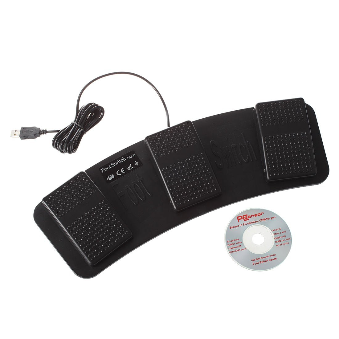 Ikkegol Pc Usb Triple Foot Switch Pedal