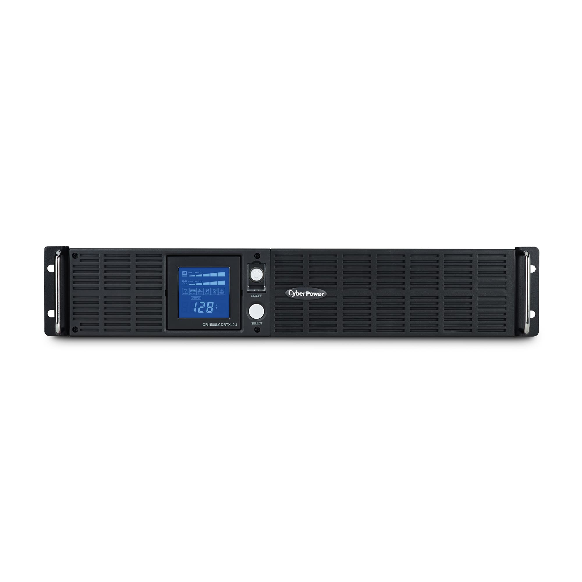 Cyberpower Or1500Lcdrtxl2U Smart App Lcd Ups System, 1500Va/1125W, 8 Outlets, Avr, 2U Rack/Tower
