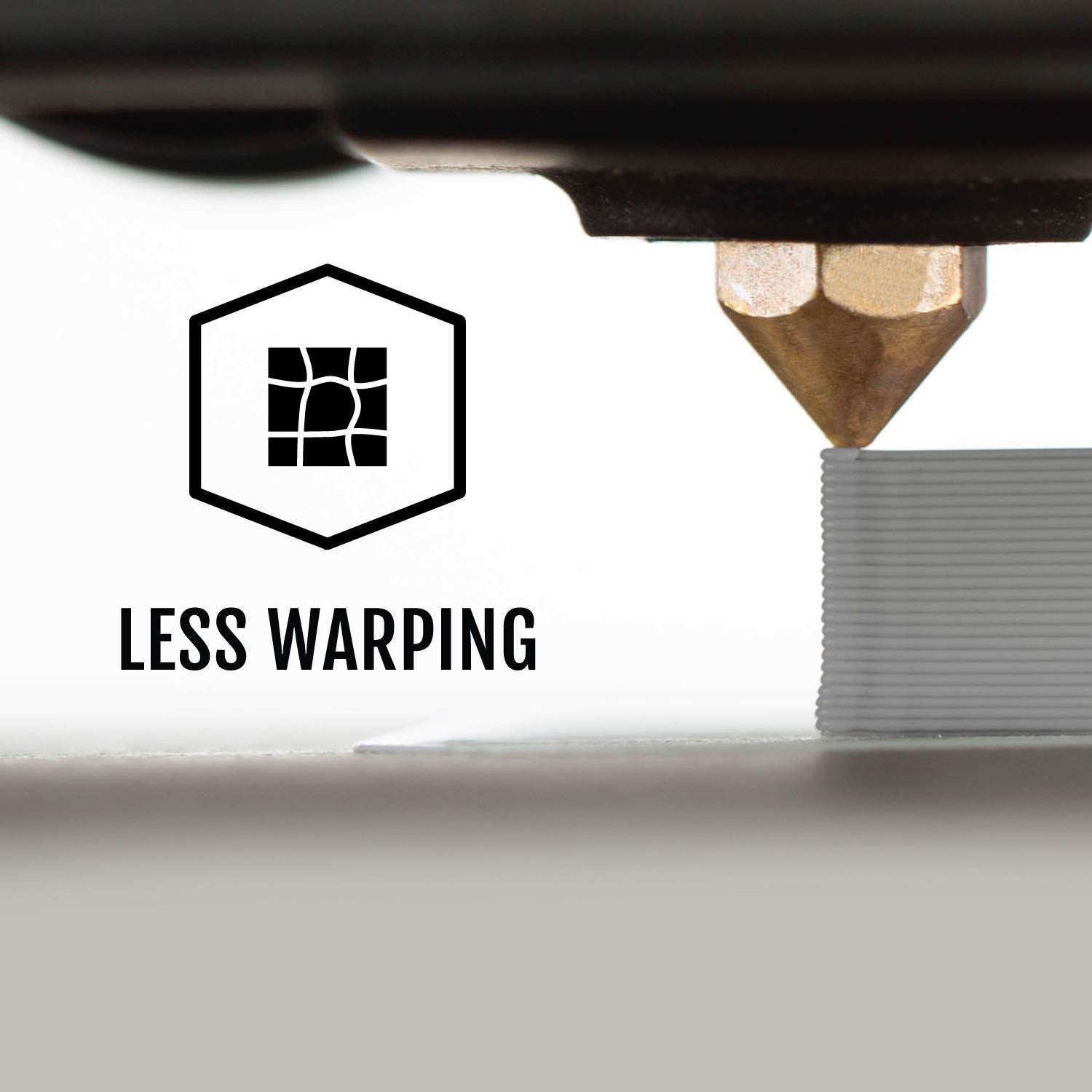 Hatchbox 1.75Mm Cool Gray Pla 3D Printer Filament, 1 Kg Spool, Dimensional Accuracy +/  0.03 Mm, 3D Printing Filament