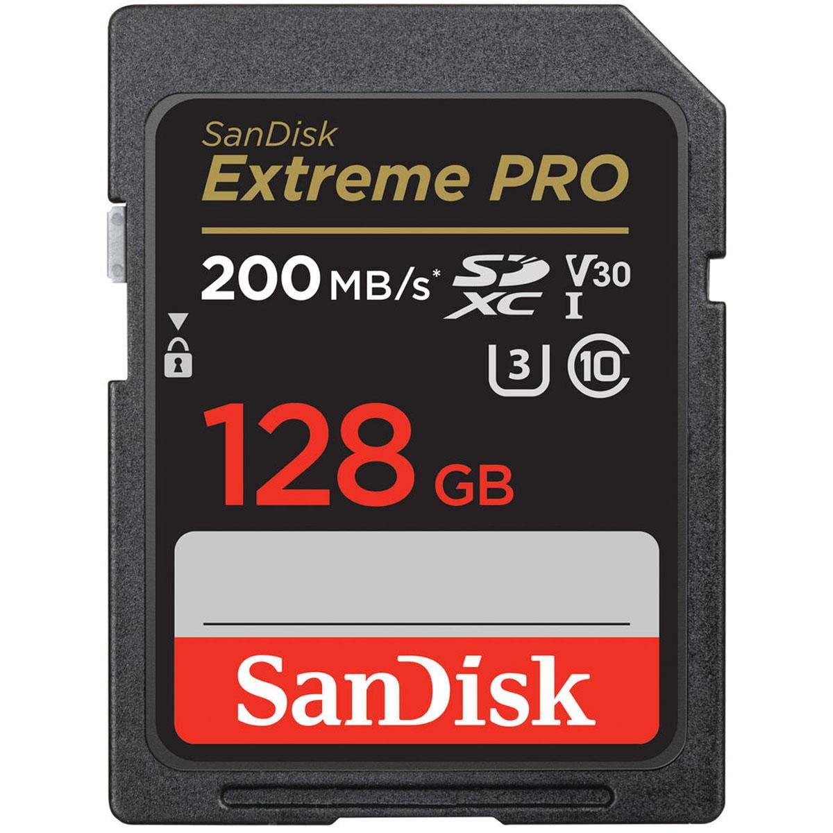Sandisk 128Gb Extreme Pro Uhs I Sdxc Memory Card (200 Mbs)