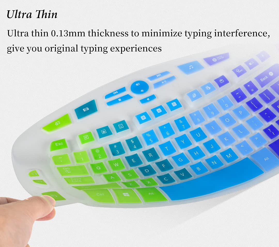 Keyboard Cover For Logitech K350 Mk550 Mk570 Wireless Keyboard, Logitech K350 Accessories, Logitech Wireless Wave Keyboard Prote