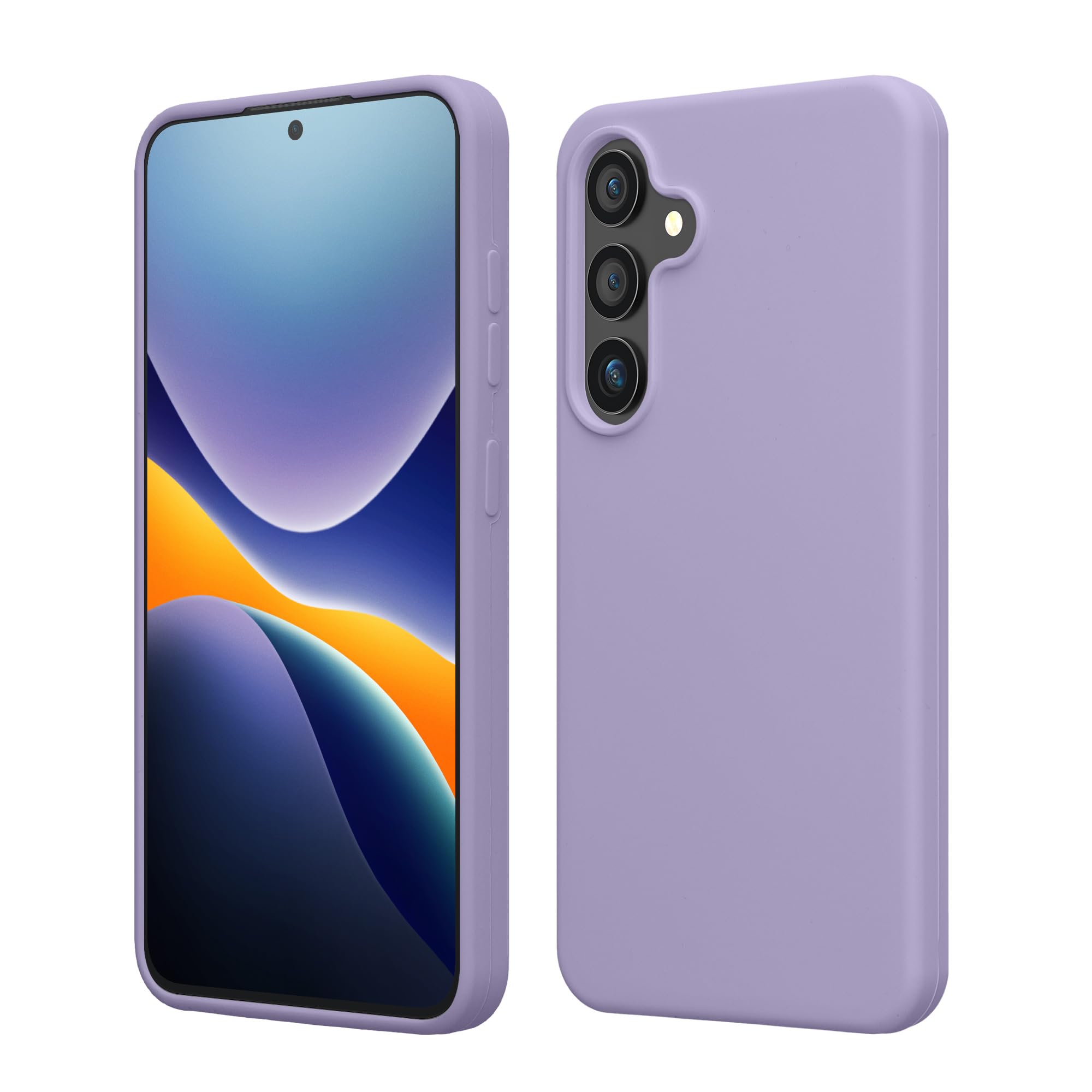 kwmobile Case Compatible with Samsung Galaxy S25 Plus Case - TPU Silicone Phone Cover with Soft Finish - Lavender