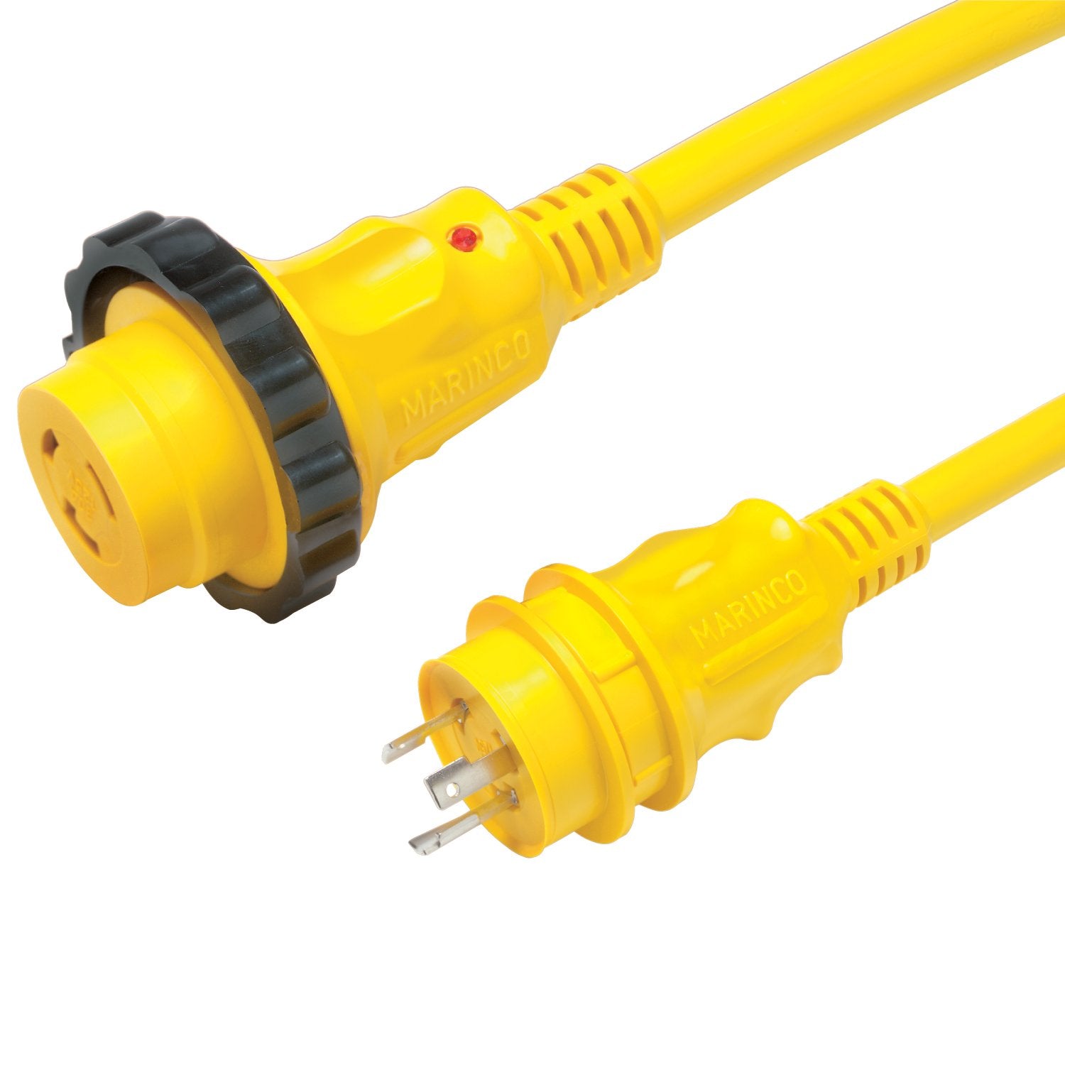 Marinco 30 Amp Power Cord Plus Cordset   35'   Yellow