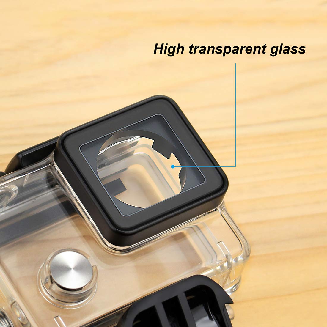 Gepuly Skeleton Housing Case For Gopro Hero 4, Hero 3+, Hero 3 Action Camera Side Open Protective Housing Case With Skeleton Bac