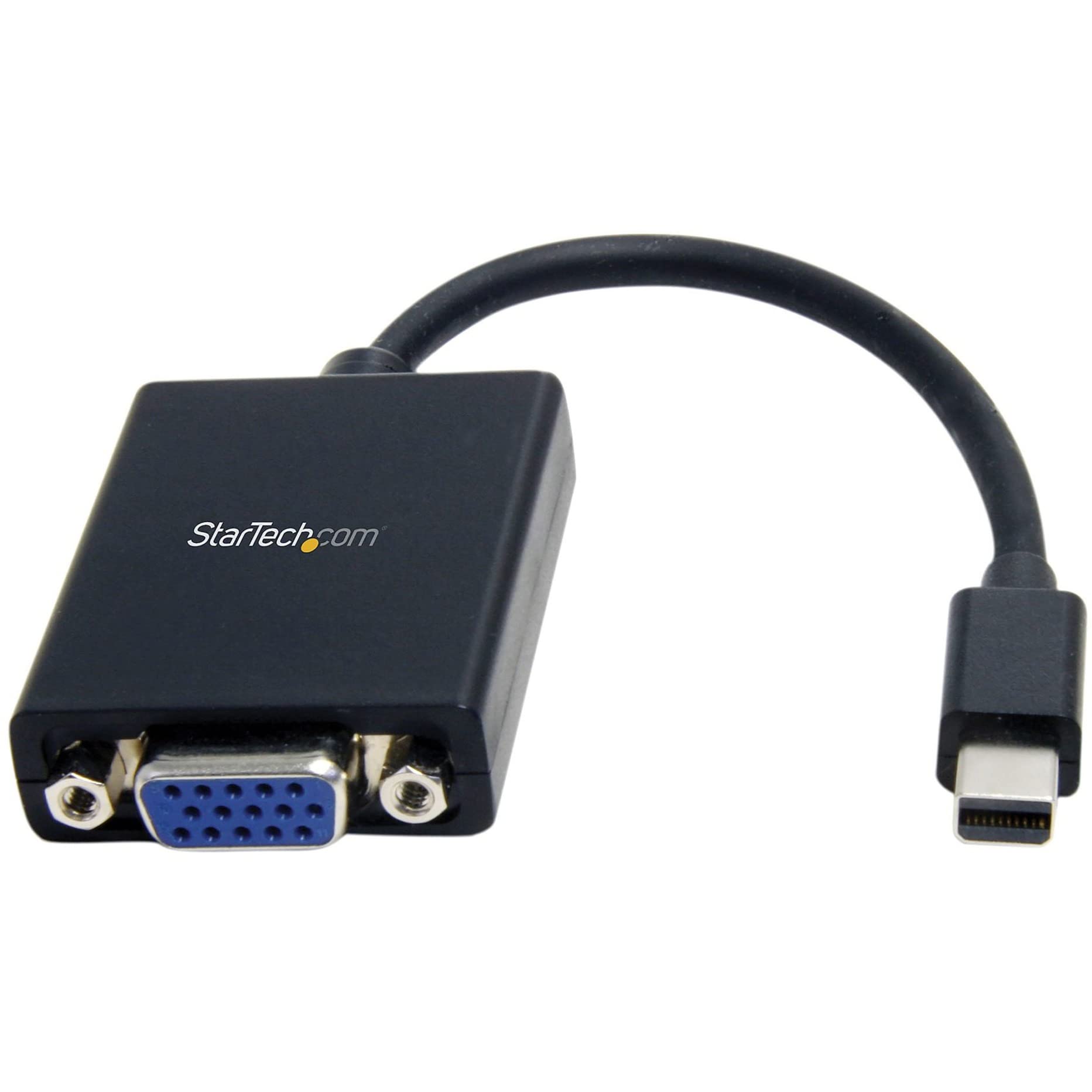 Startech.Com Mini Displayport To Vga Adapter   Active Mini Dp To Vga Converter   1080P Video   Vesa Certified   Mdp Or Thunderbo