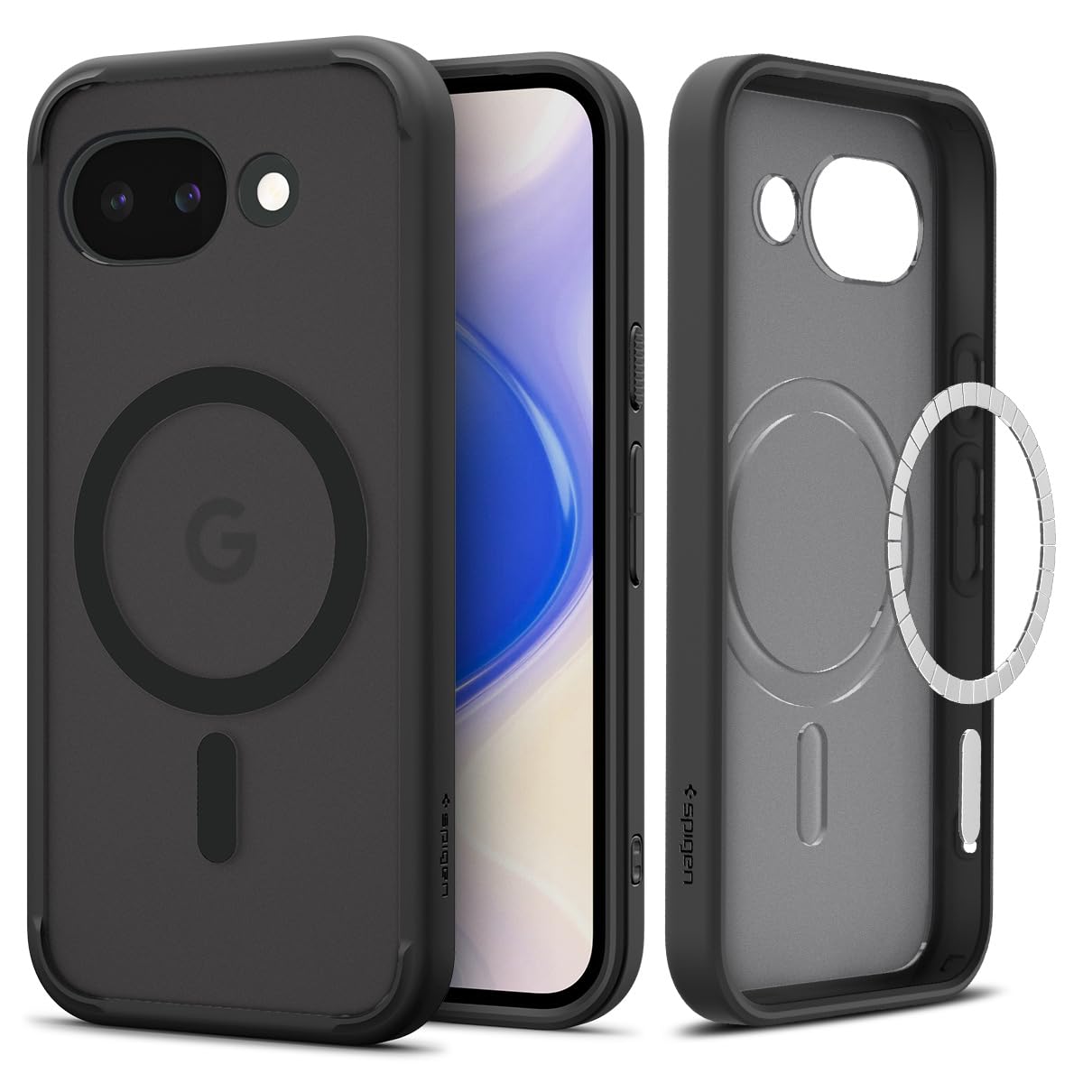 Spigen for Pixel 10a Case, Ultra Hybrid MagFit [Anti-Yellowing] [Compatible with MagSafe] - Frost Black