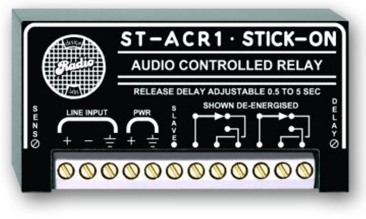 Radio Design Labs Rdl Line Level Controlled Relay   0.5 To 5 S Delay (St Acr1)