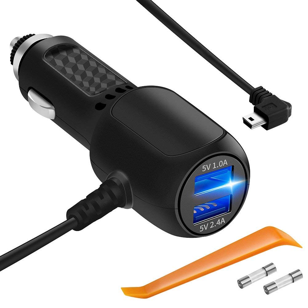 Dash Cam Charger,2023 Upgraded Mini Usb Car Charger For Nuvi 50Lmt,51Lmt,55Lmt,58Lmt,65Lmt,67Lmt,2557Lmt,2555Lmt,2597Lmt Navigation