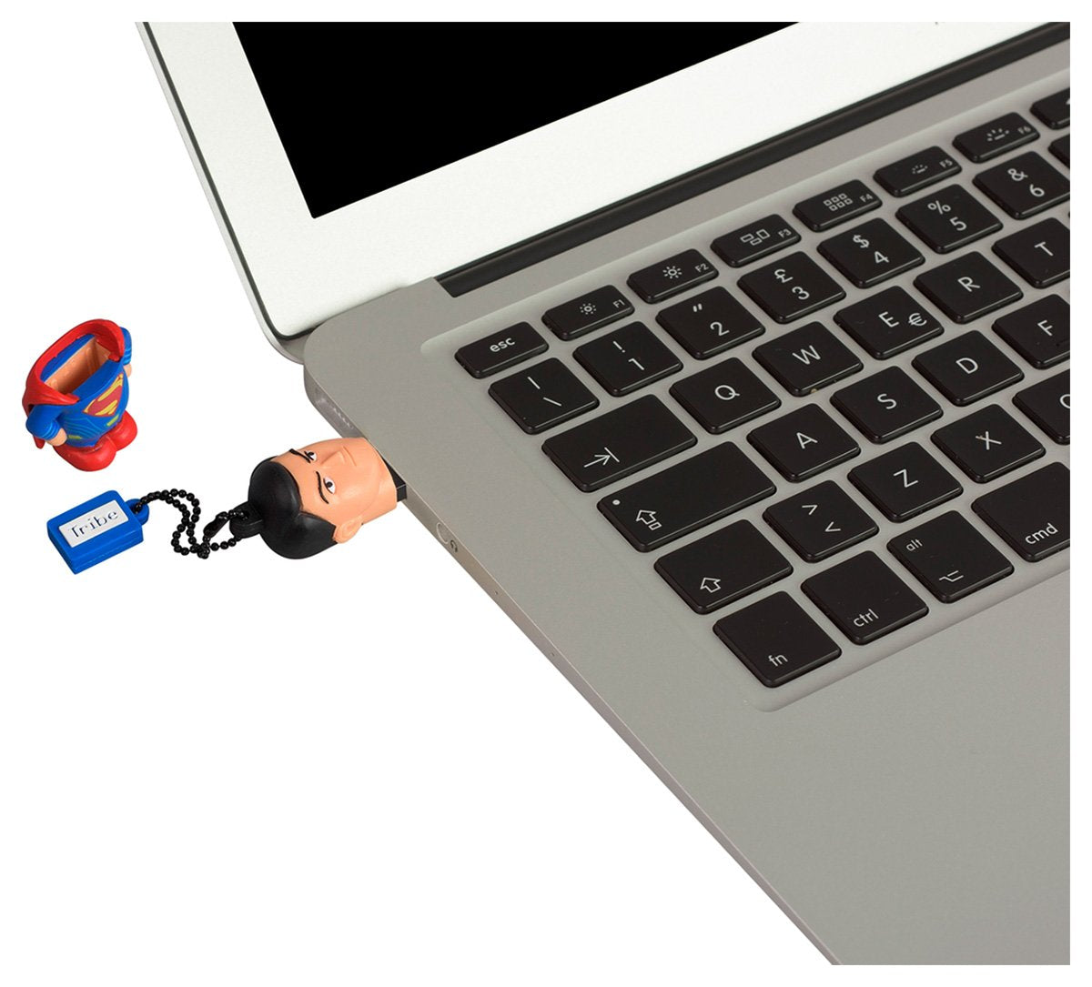 Tribe Dc Comics Warner Bros. Pendrive Figure 16 Gb Funny Usb Flash Drive 2.0, Superman Movie, Clear, Model:Fd033501