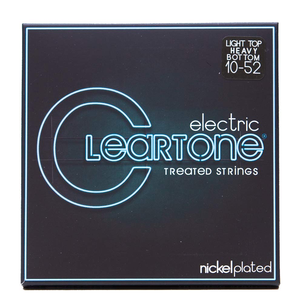 Cleartone Electric Guitar Strings 10-52 Light Top Heavy Bottom - Premium Tone, Long Lasting