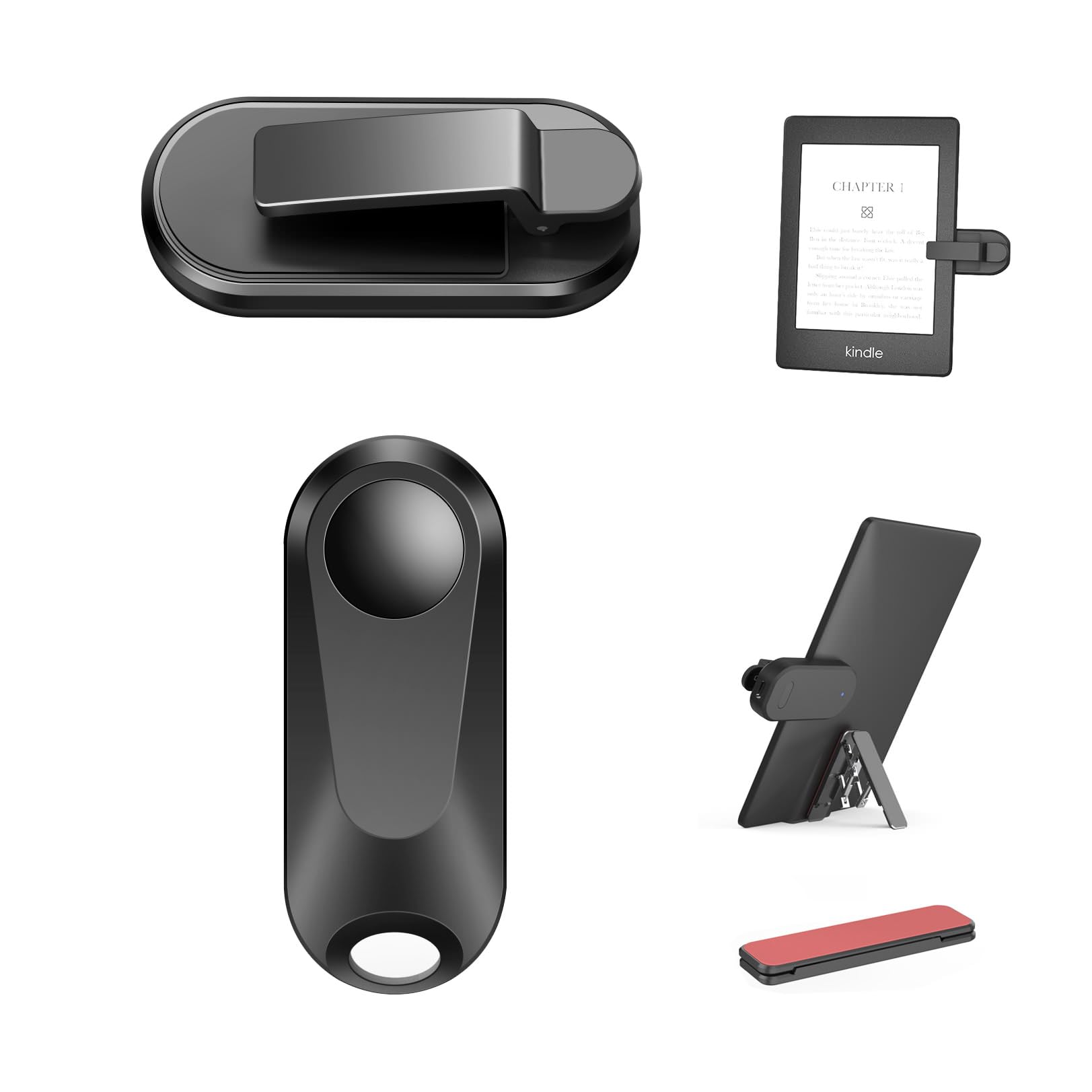 Locthal Page Turner Remote With Stand For Kindle, Clicker Page Turner For Kindle Paperwhite Kobo Ereaders Reading Accessories An