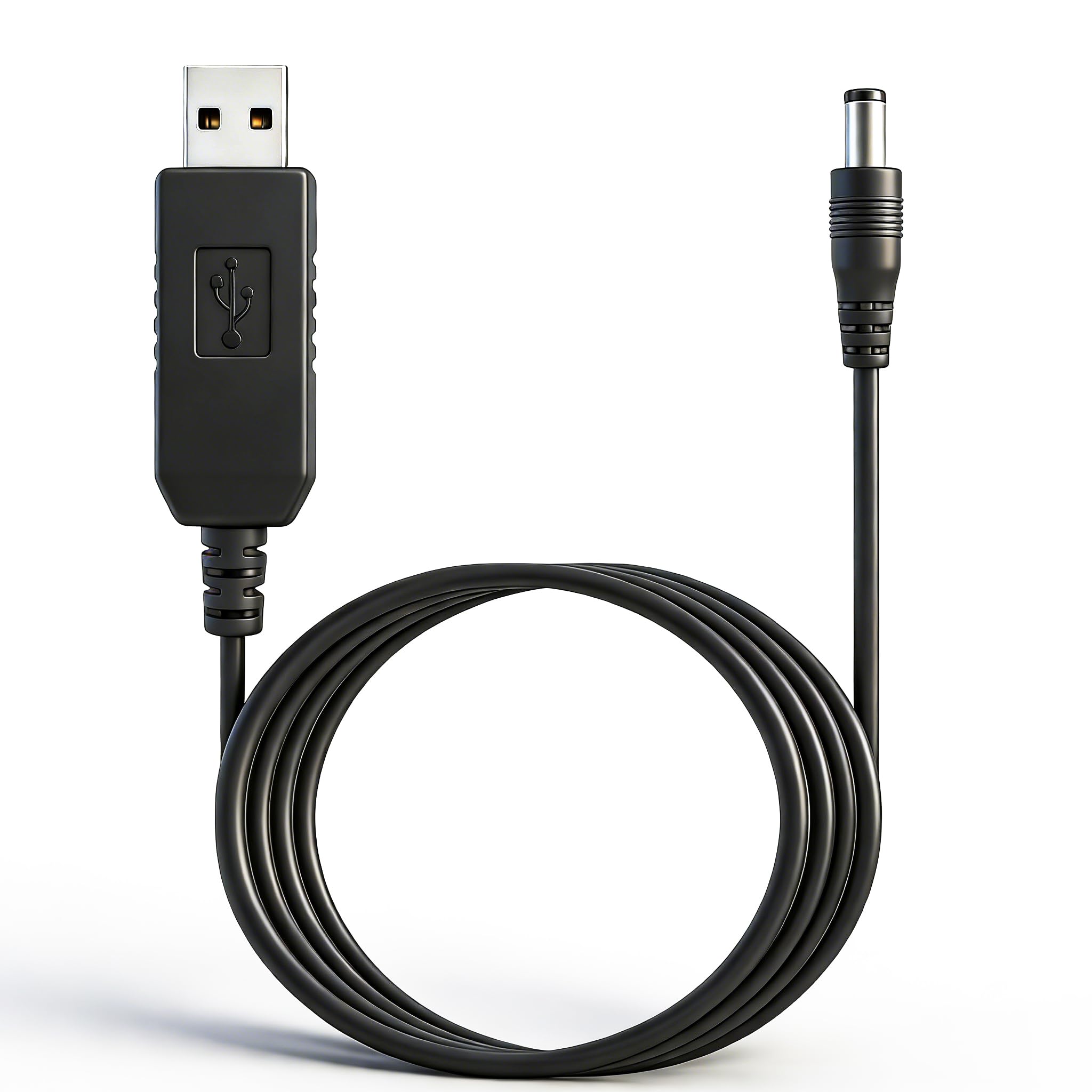 SEEHOM USB 5V to DC 9V Guitar Pedal USB Power Cable Charging Cord Power Supply Compatible for Most 9V Guitar Effects Pedals, Tip