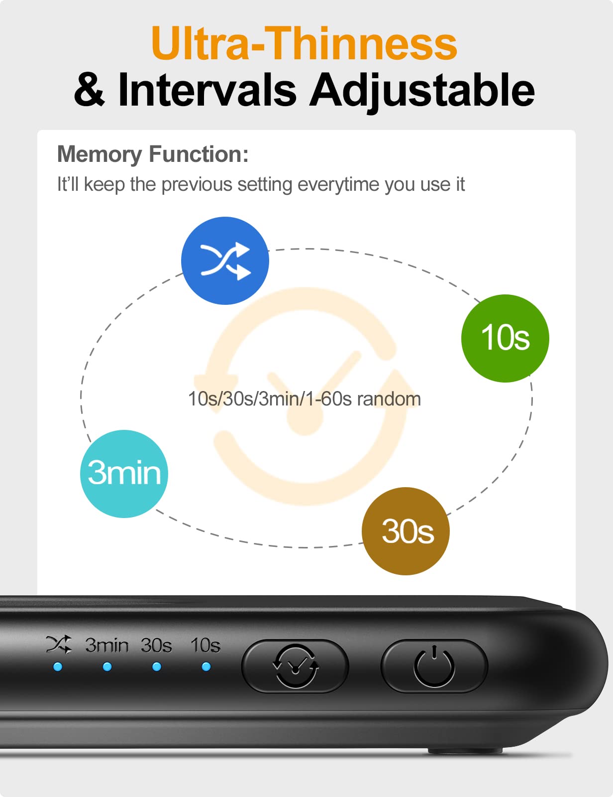 ?Ultra Slim Quiet?Starsiki Undetectable Mouse Jiggler Interval Timer Adjustable, Mouse Mover With On/Off Switch, Automatic Devic