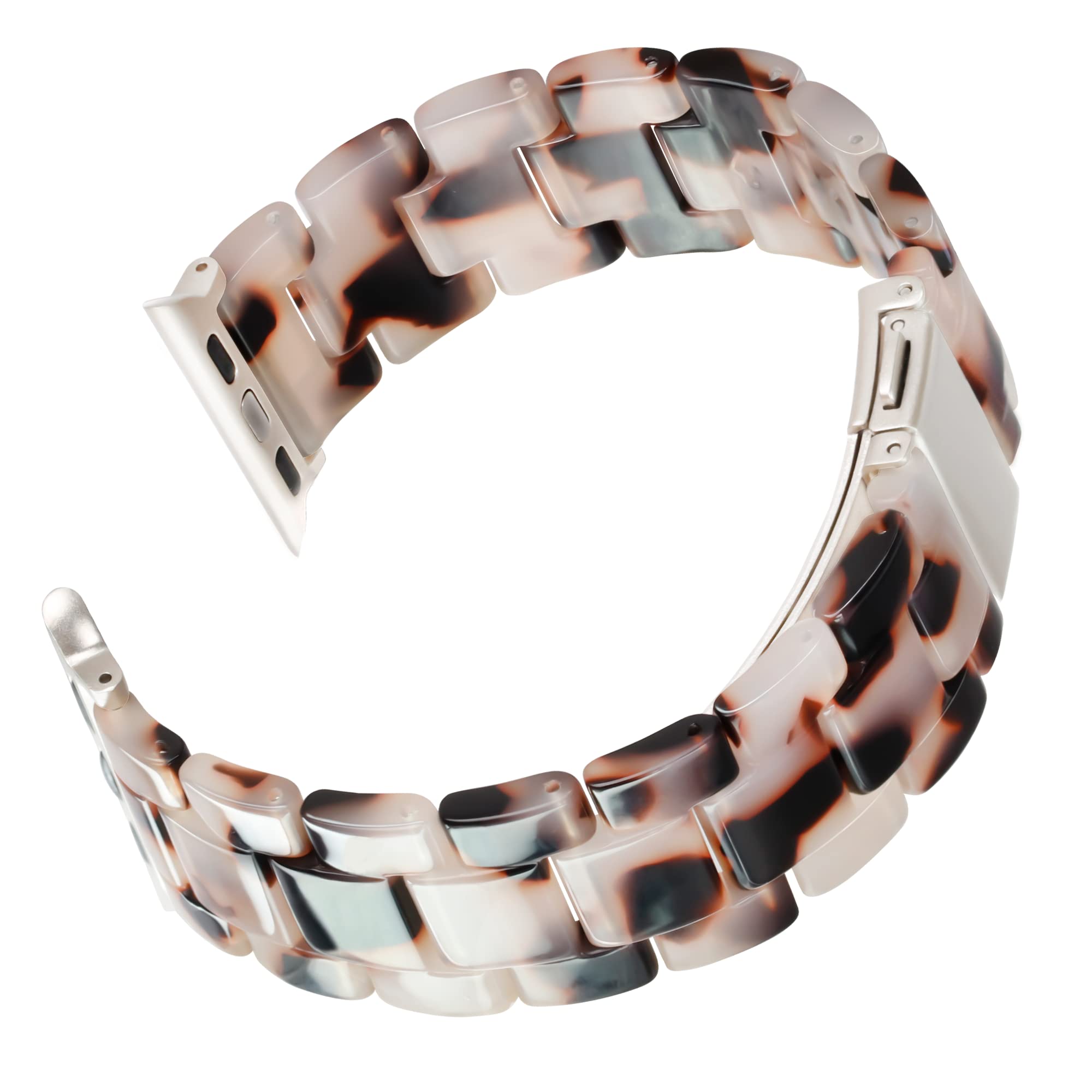 Vamyzji Compatible With Apple Watch Band Ultra 49Mm 45Mm 44Mm 42Mm, Light Waterproof Resin Apple Watch Band For Apple Watch Ultr